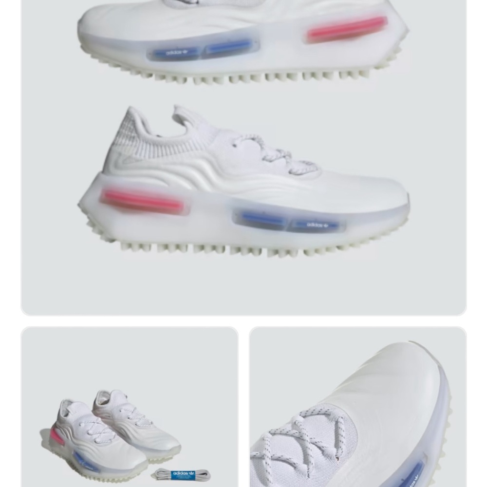 Adidas Originales NMD S1 FS Copa 'Blanco Azul Rojo' HP9778. Size 7 1/2 - 8 US